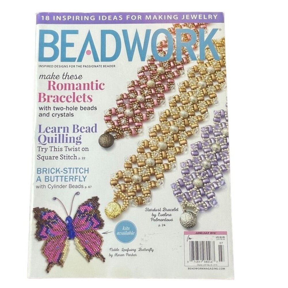 Beadwork Magazine Jewelry Crafting Book u Jun Jul 2016  Vol 19  No 4